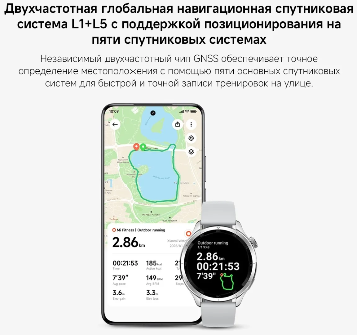 Смарт-часы Xiaomi Watch S4 Черный