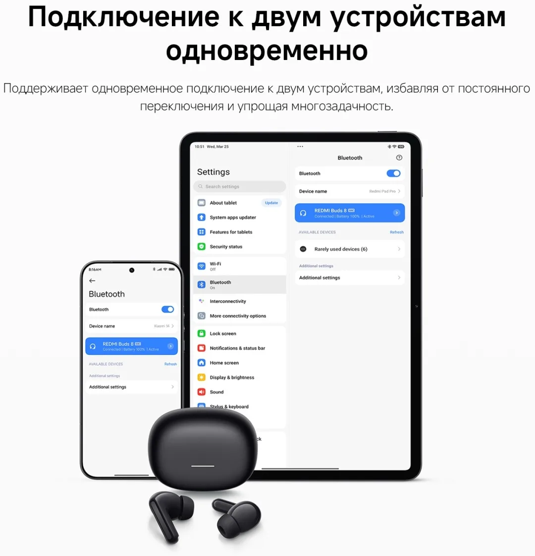 Наушники Redmi Buds 8 Black