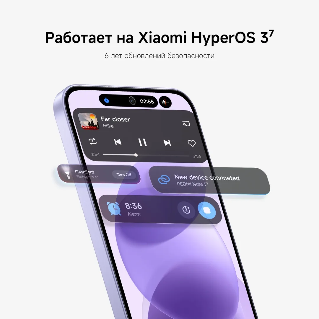 Смартфон Redmi Note 17 8/256GB Black
