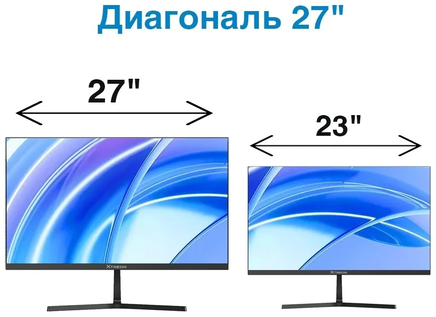 Монитор XTREON XT2253DE 21.45" Черный