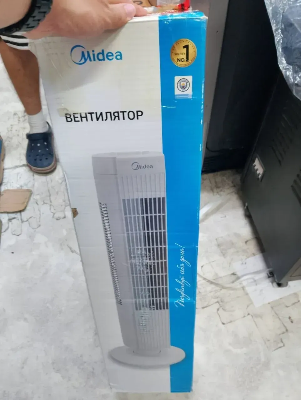 Вентилятор Midea FZ10-19MA, Уценка — фото дефекта 9