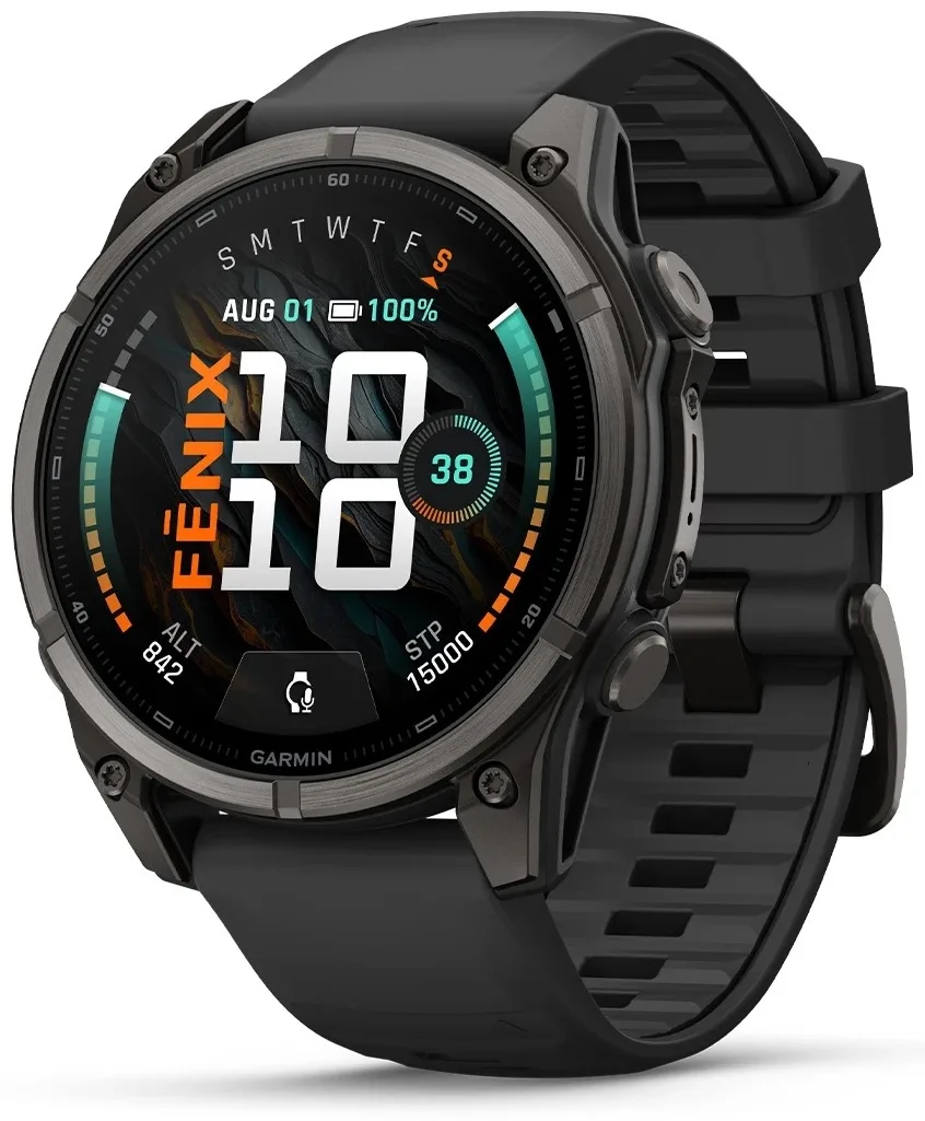 Смарт-часы Garmin Fenix 9 47 мм серый-черный (04762-11)