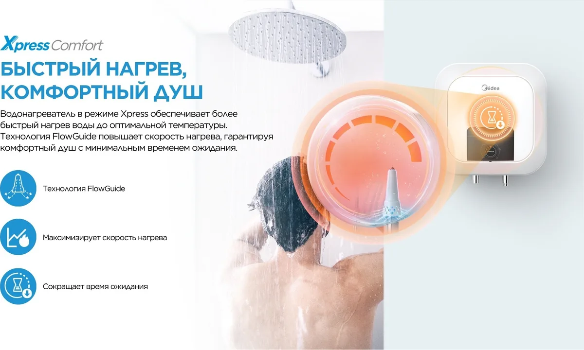 Водонагреватель Midea MWH10-20MVD1U(CIS)W