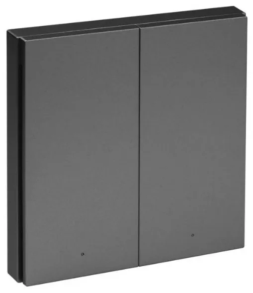 Выключатель беспроводной двухклавишный AQARA H1 Gray WRS-R02