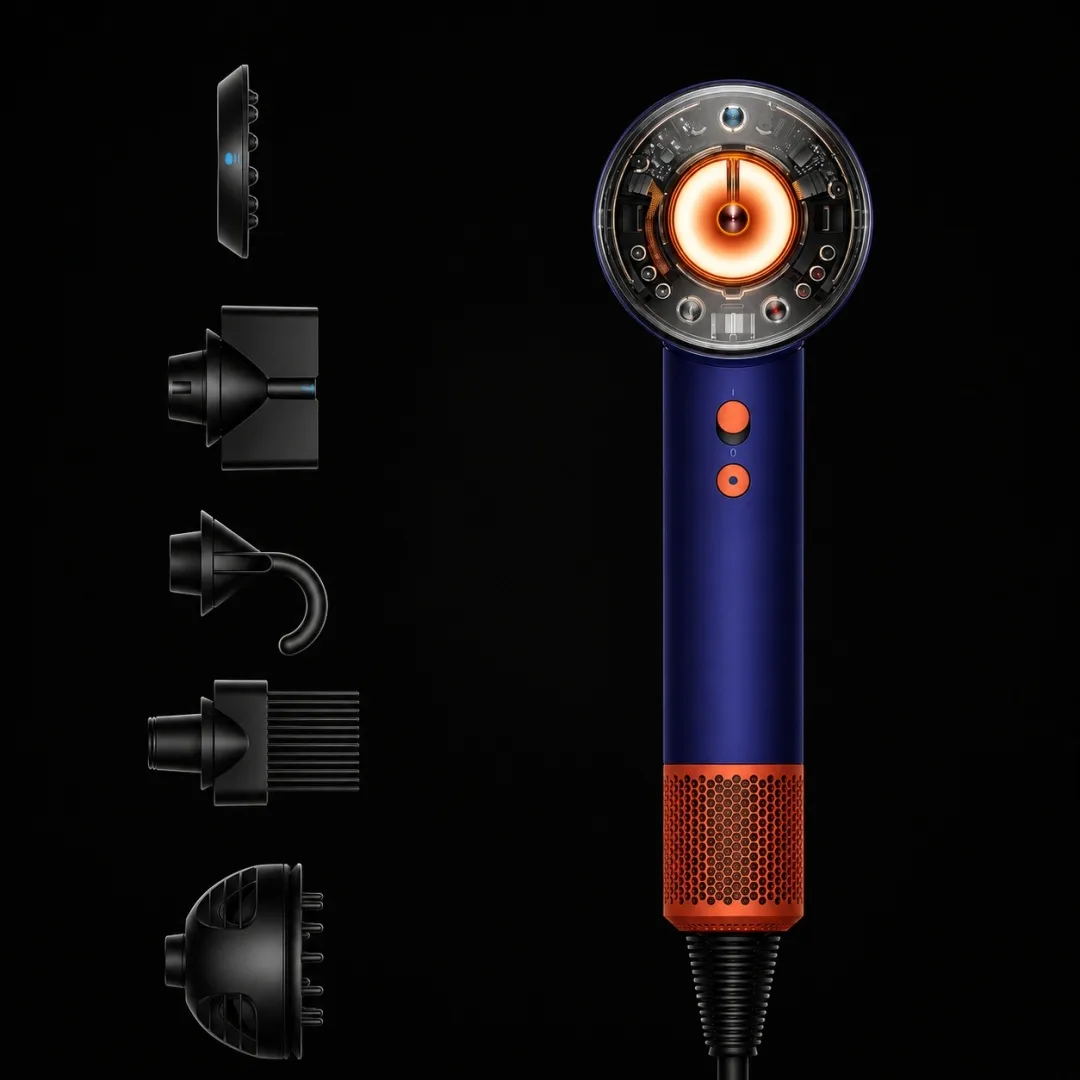 Фен Dyson HD16 Supersonic Nural синий винк/топаз (515166-01)