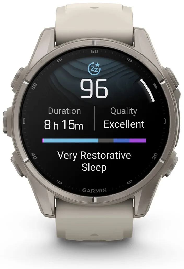 Смарт-часы Garmin Fenix 9 43 мм серебристый (04761-01)