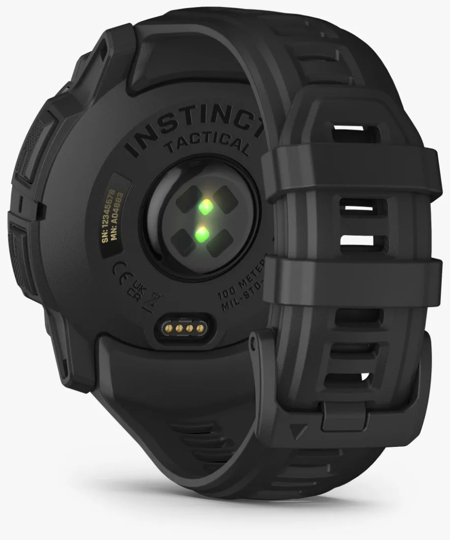 Смарт-часы Garmin Instinct 3 AMOLED Tactical 50 мм черный (03020-50)