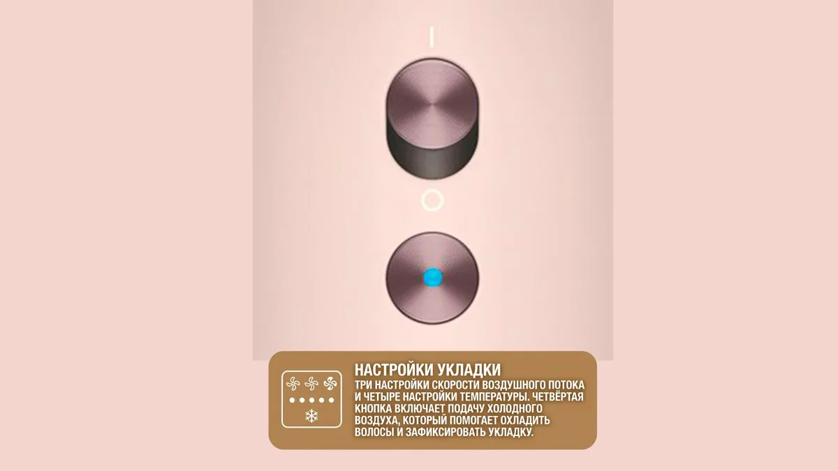 Фен Dyson HD16 Supersonic Nural янтарный шелк/розовое шампанское (143709-01)