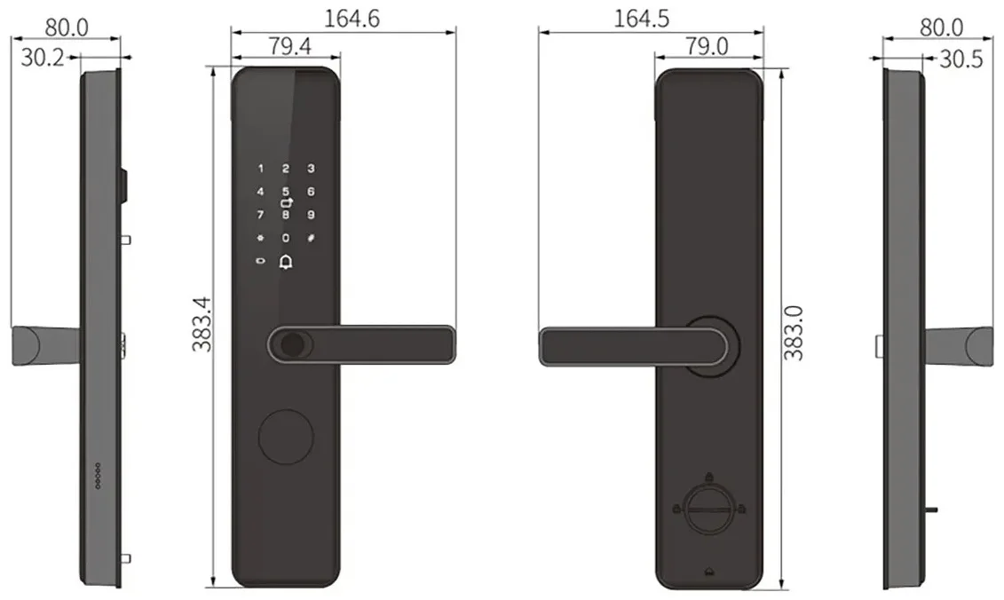Электронный Замок Imou K1-G-W-RUS