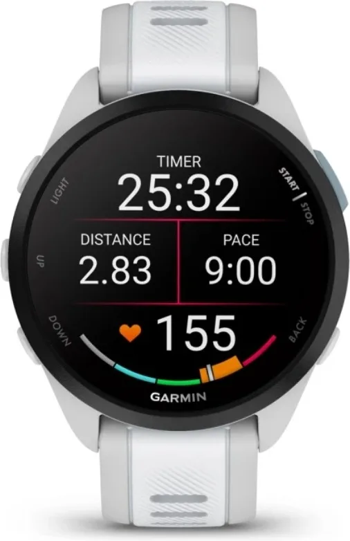 Смарт-часы Garmin Forerunner 165 Music 43 мм белый-белый