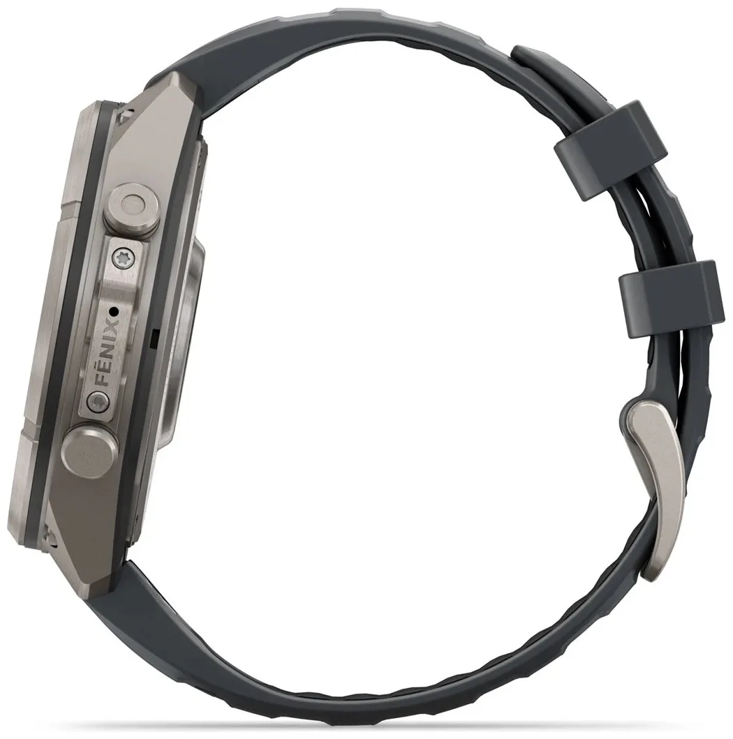 Смарт-часы Garmin Fenix 9 Pro 47 мм серебристый-серый (04336-21)
