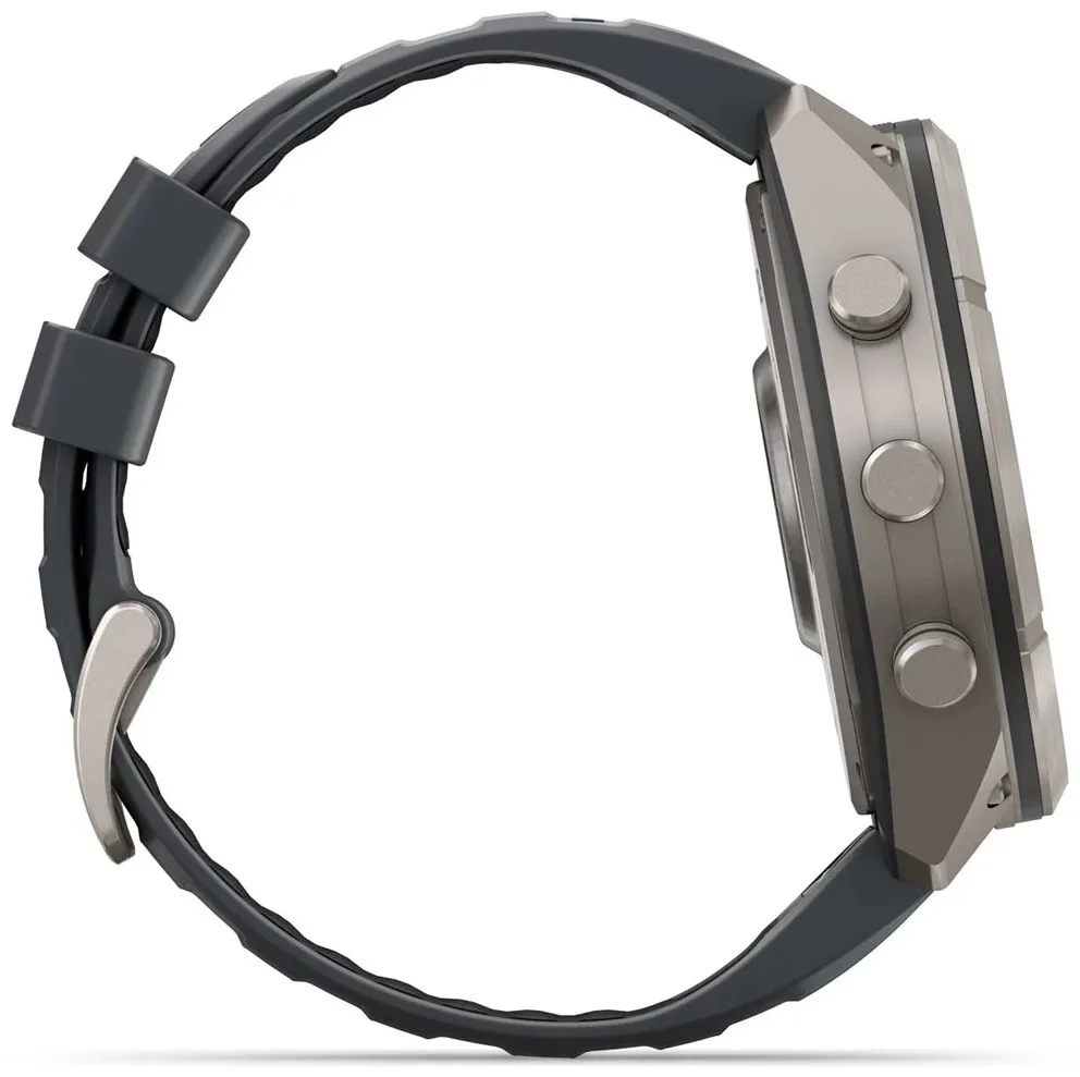Смарт-часы Garmin Fenix 9 Pro 51 мм серебристый-серый (04337-26)