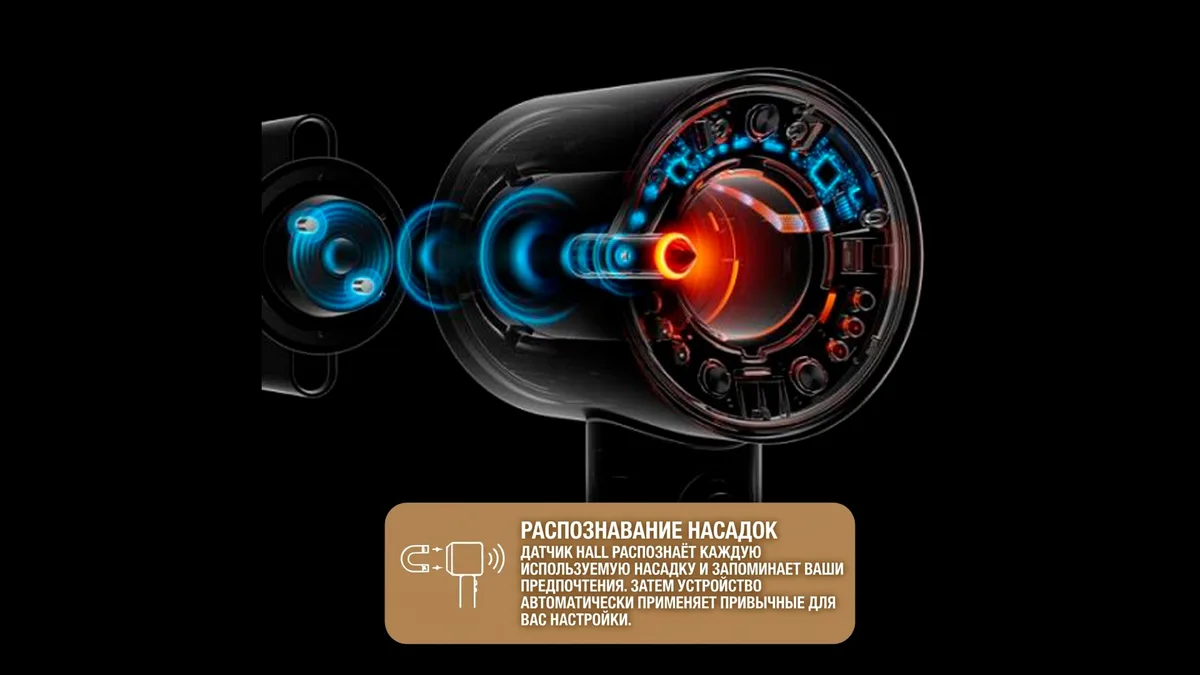 Фен Dyson HD16 Supersonic Nural янтарный шелк/розовое шампанское (143709-01)