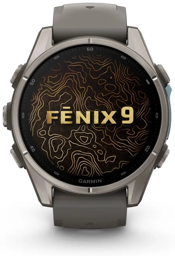 Смарт-часы Garmin Fenix 9 43 мм серый (04761-11)