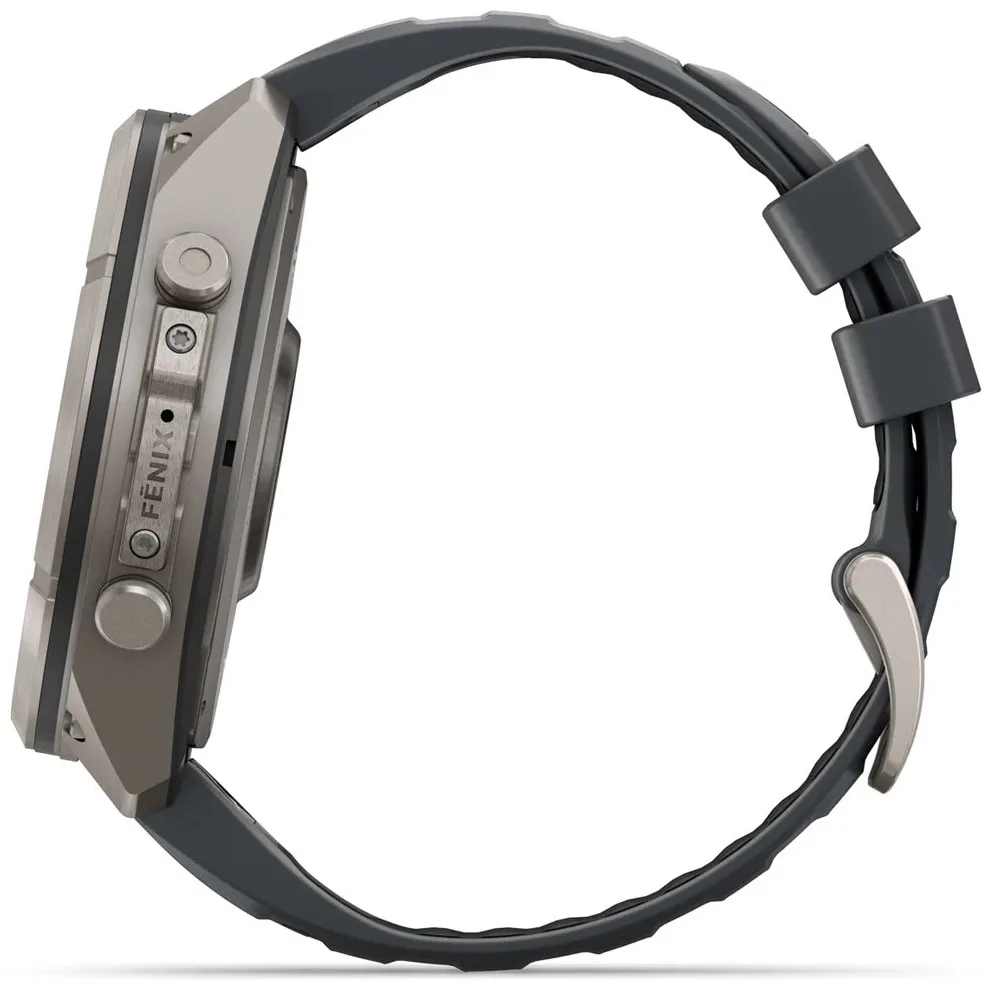 Смарт-часы Garmin Fenix 9 Pro 51 мм серебристый-серый (04337-26)