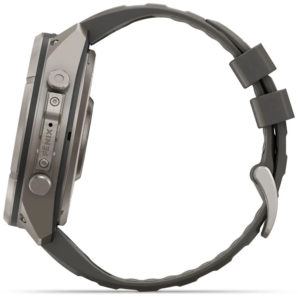 Смарт-часы Garmin Fenix 9 Pro 51 мм серебристый-серый (04339-01)