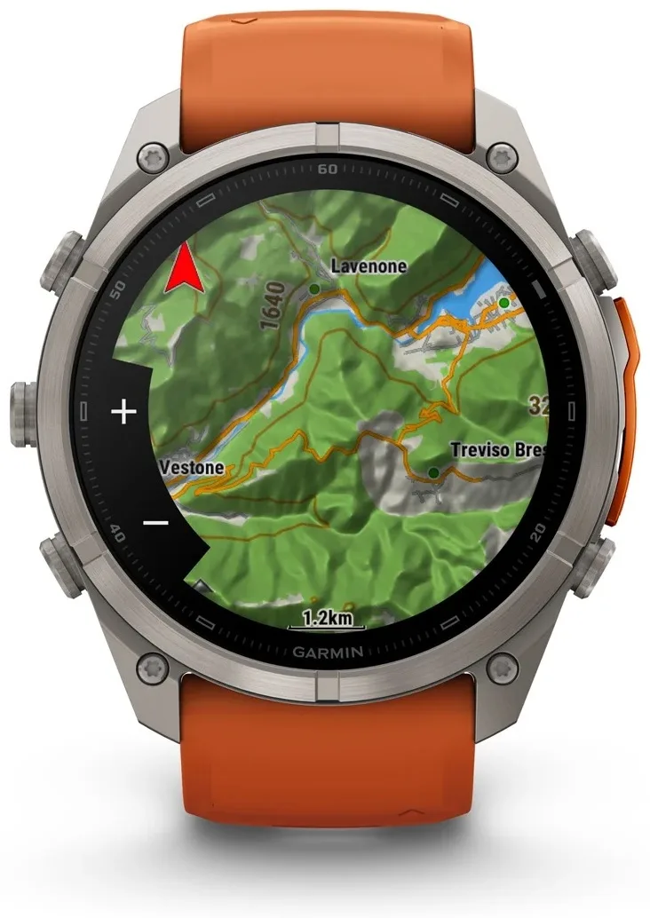 Смарт-часы Garmin Fenix 9 Pro 51 мм серебристый-оранжевый (04337-01)