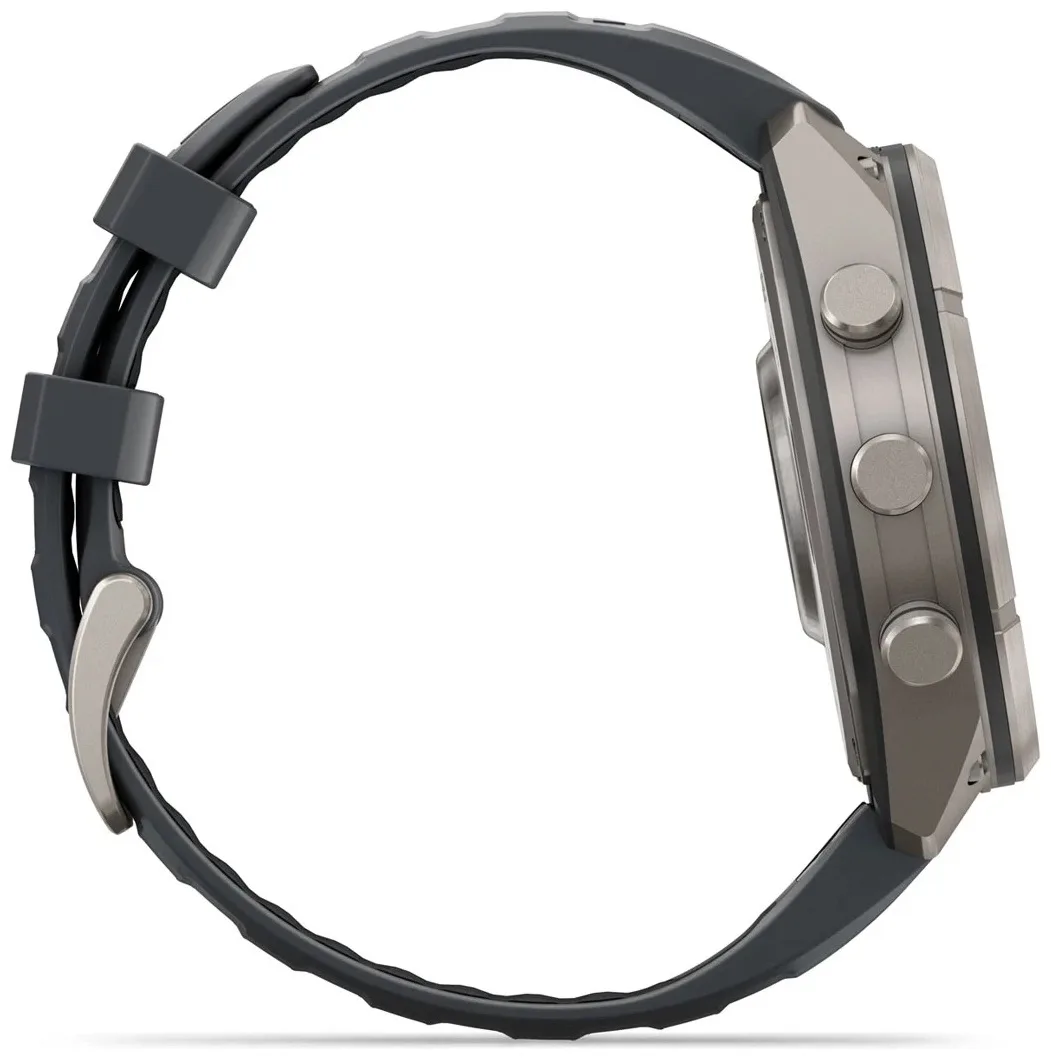 Смарт-часы Garmin Fenix 9 Pro 47 мм серебристый-серый (04336-21)