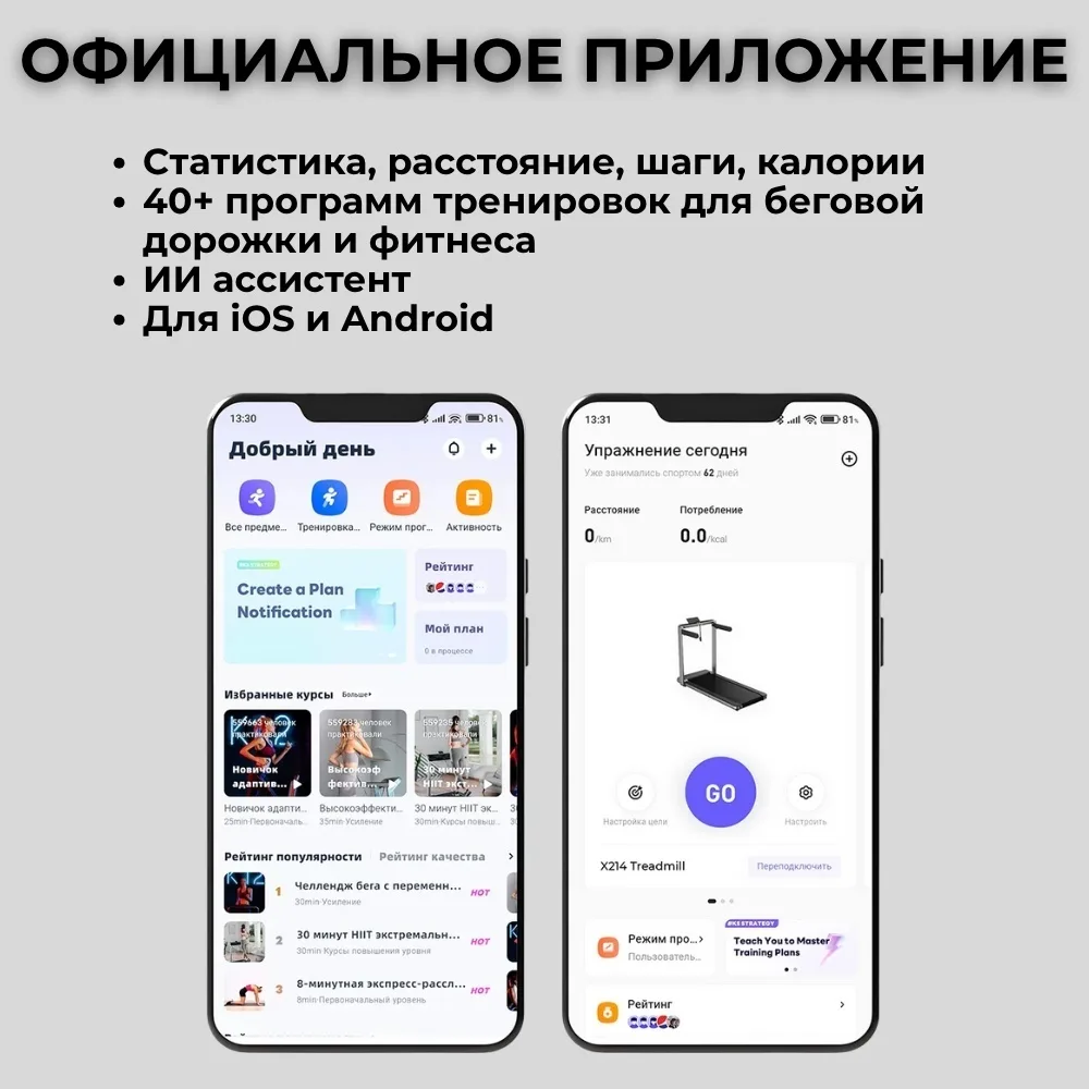Беговая дорожка KINGSMITH WalkingPad G2 Pro