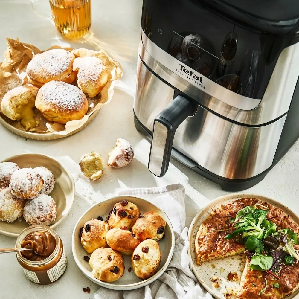 Аэрогриль Tefal 5L EY552DE0 Черный/Серебристый