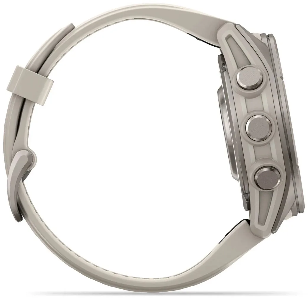 Смарт-часы Garmin Fenix 9 43 мм серебристый (04761-01)