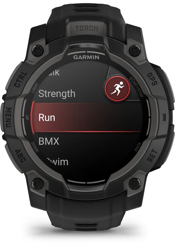 Смарт-часы Garmin Instinct 3 AMOLED 45 мм черный (02936-00)
