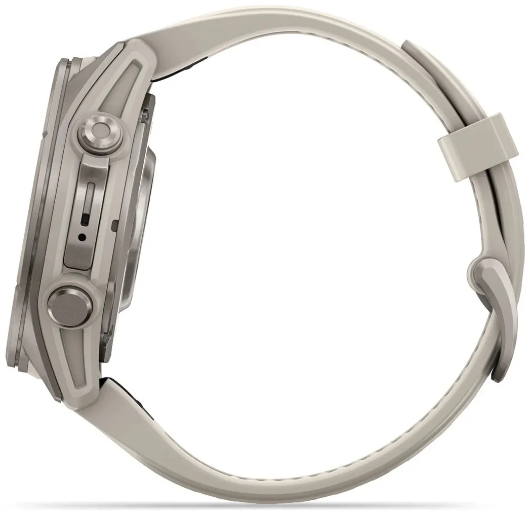 Смарт-часы Garmin Fenix 9 43 мм серебристый (04761-01)