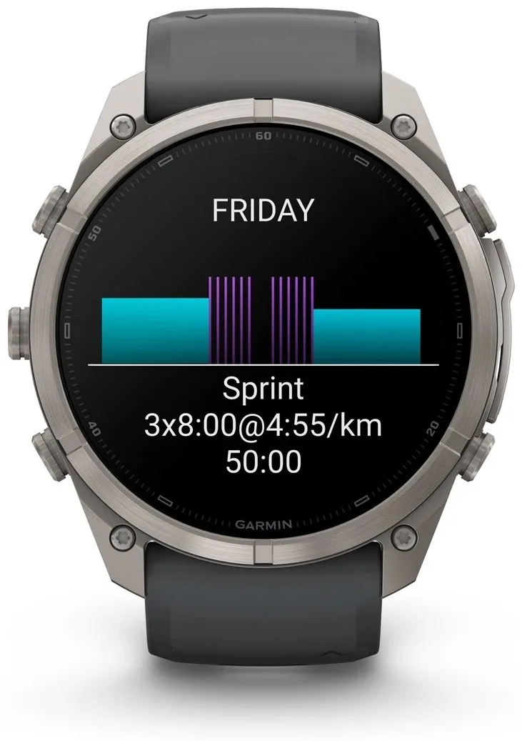 Смарт-часы Garmin Fenix 9 Pro 51 мм серебристый-серый (04337-26)