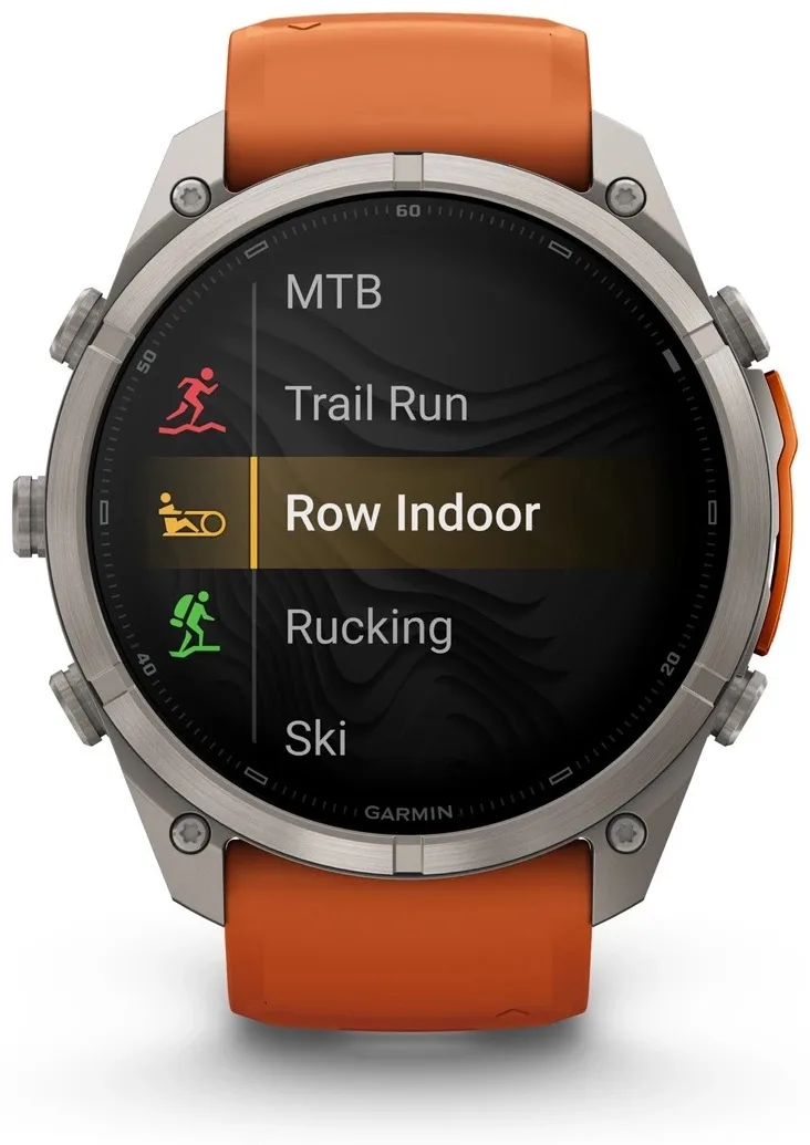 Смарт-часы Garmin Fenix 9 Pro 51 мм серебристый-оранжевый (04337-01)