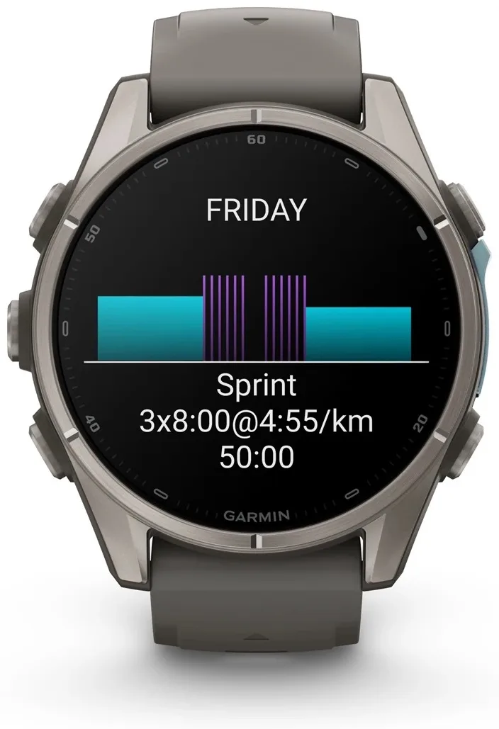 Смарт-часы Garmin Fenix 9 43 мм серый (04761-11)