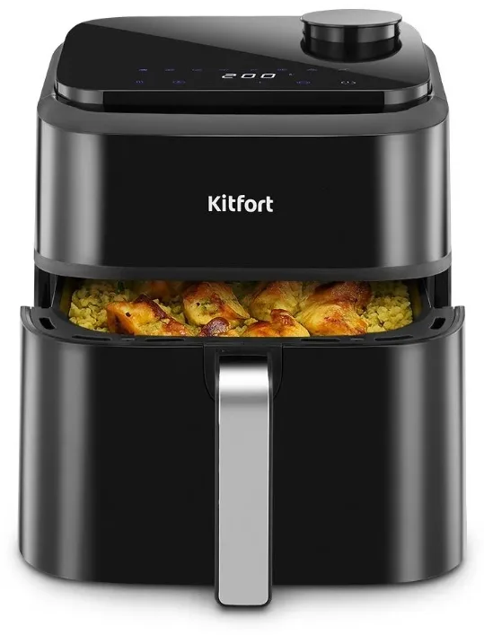Аэрогриль Kitfort КТ-8154 Черный