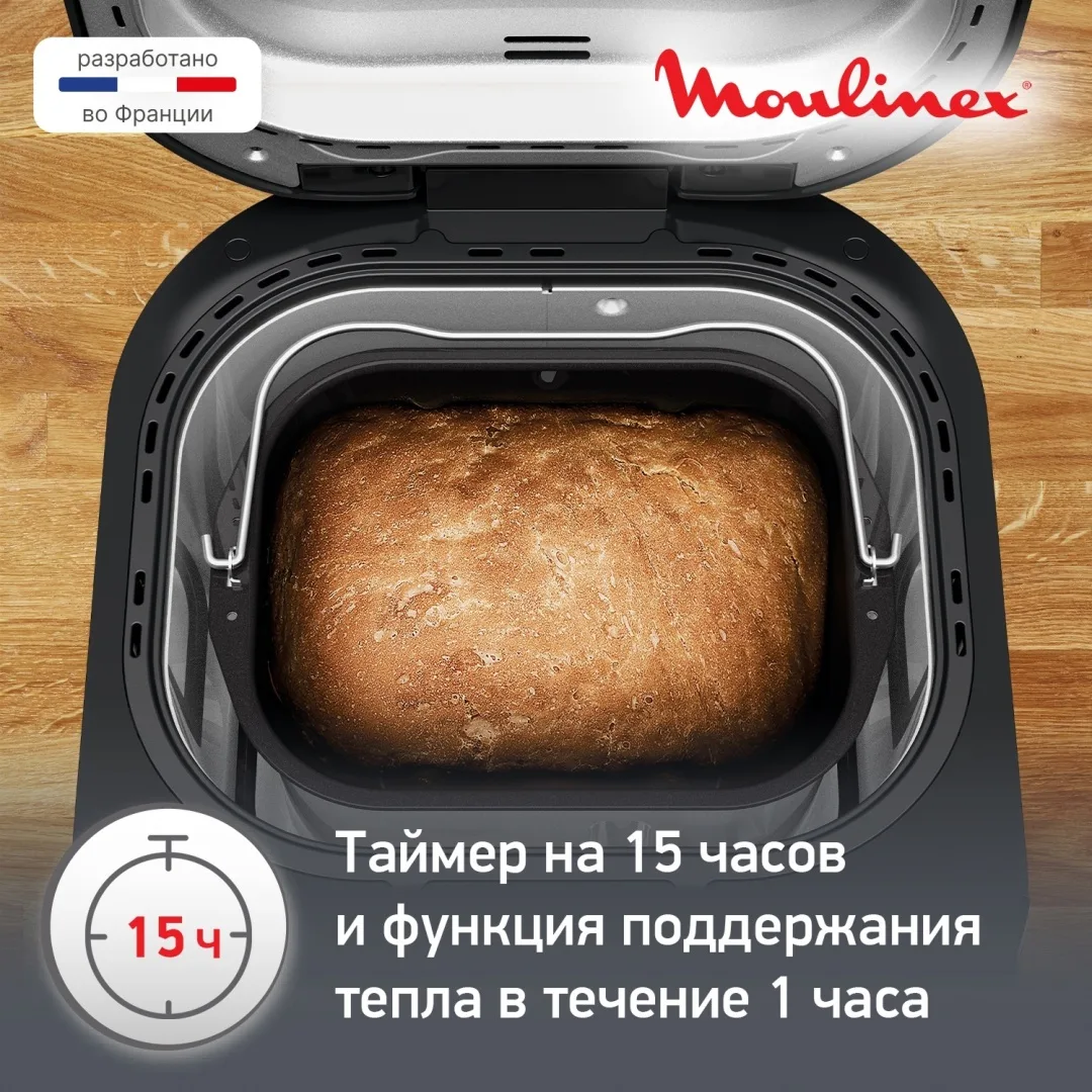 Хлебопечь Moulinex OW210830 Черный