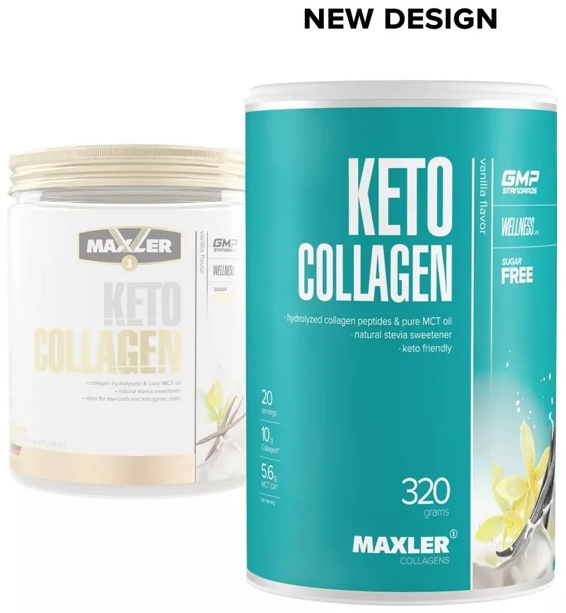 Коллаген Maxler Keto Collagen Vanilla 320g (4255)