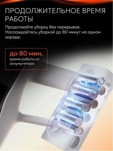Беспроводной ручной пылесос Roborock H60 Hub Pro