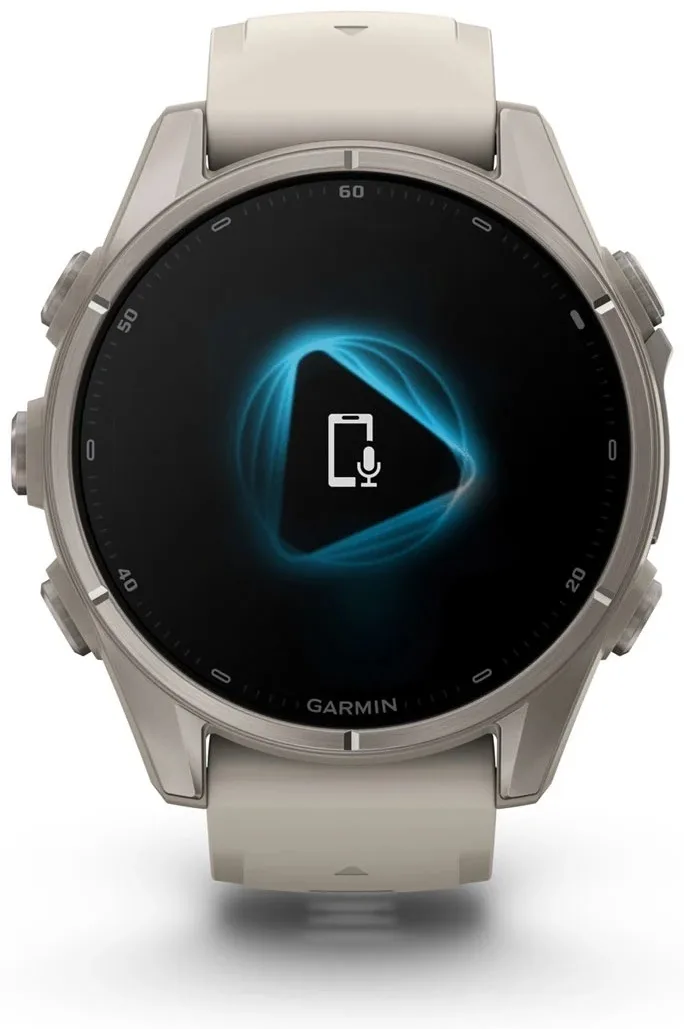 Смарт-часы Garmin Fenix 9 43 мм серебристый (04761-01)