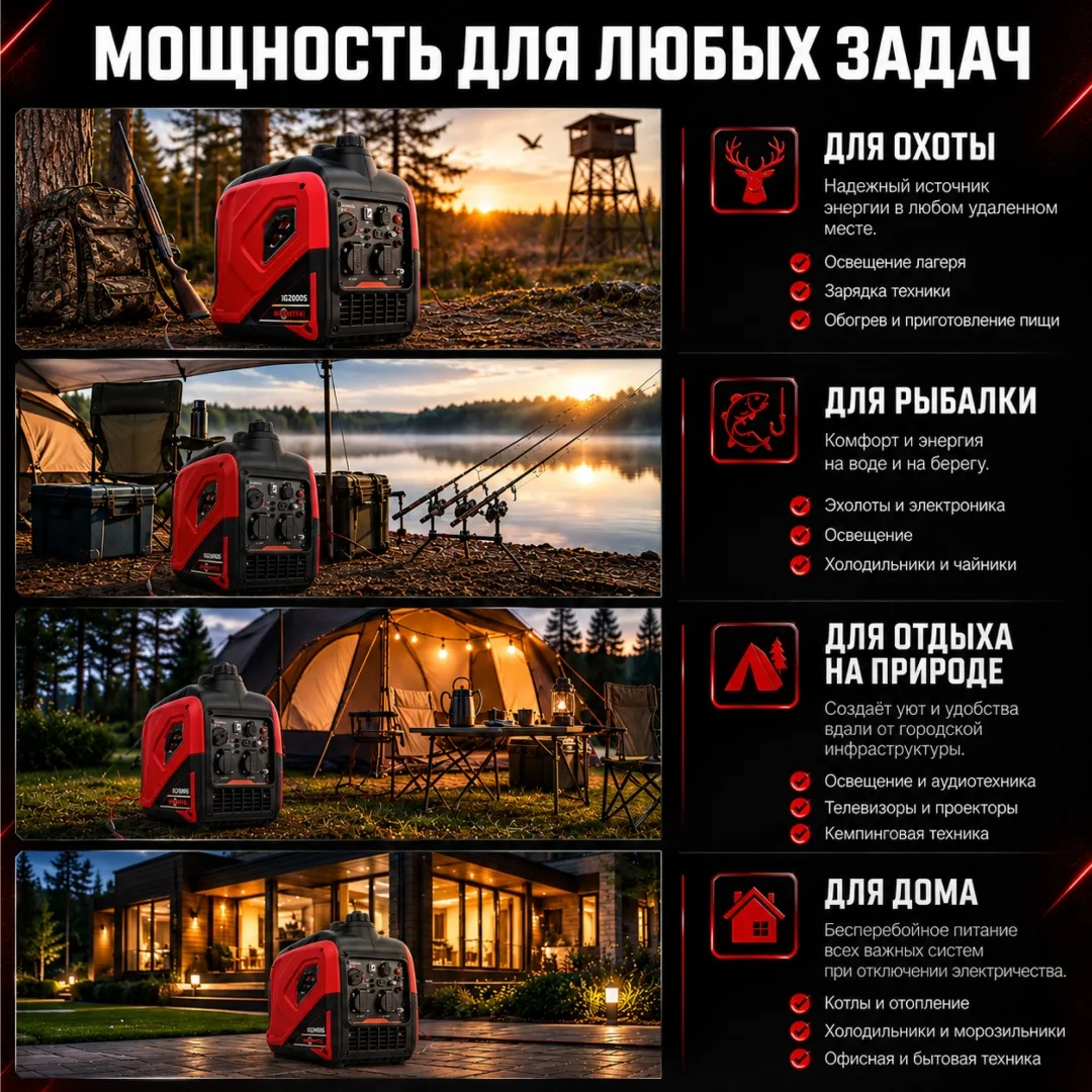 Электростанция бензиновая Magnetta IG3500S