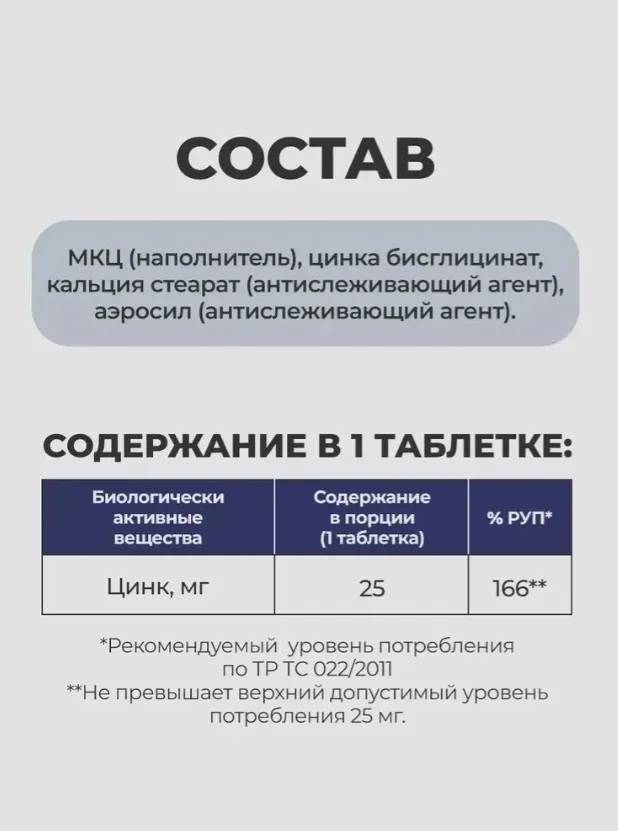 Витамин QEEP ЦИНК ХЕЛАТ 90 ШТ (2875)