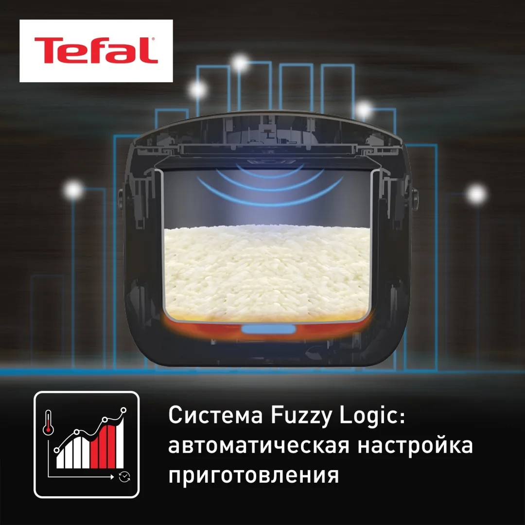 Мультиварка Tefal RK321A32 Черный/Бронзовый