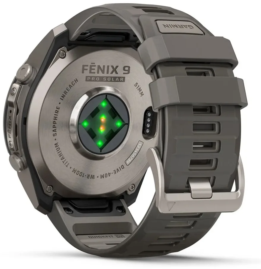 Смарт-часы Garmin Fenix 9 Pro 51 мм серебристый-серый (04339-01)