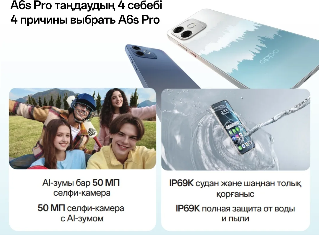 Смартфон OPPO A6s Pro 8 ГБ/256 ГБ белый