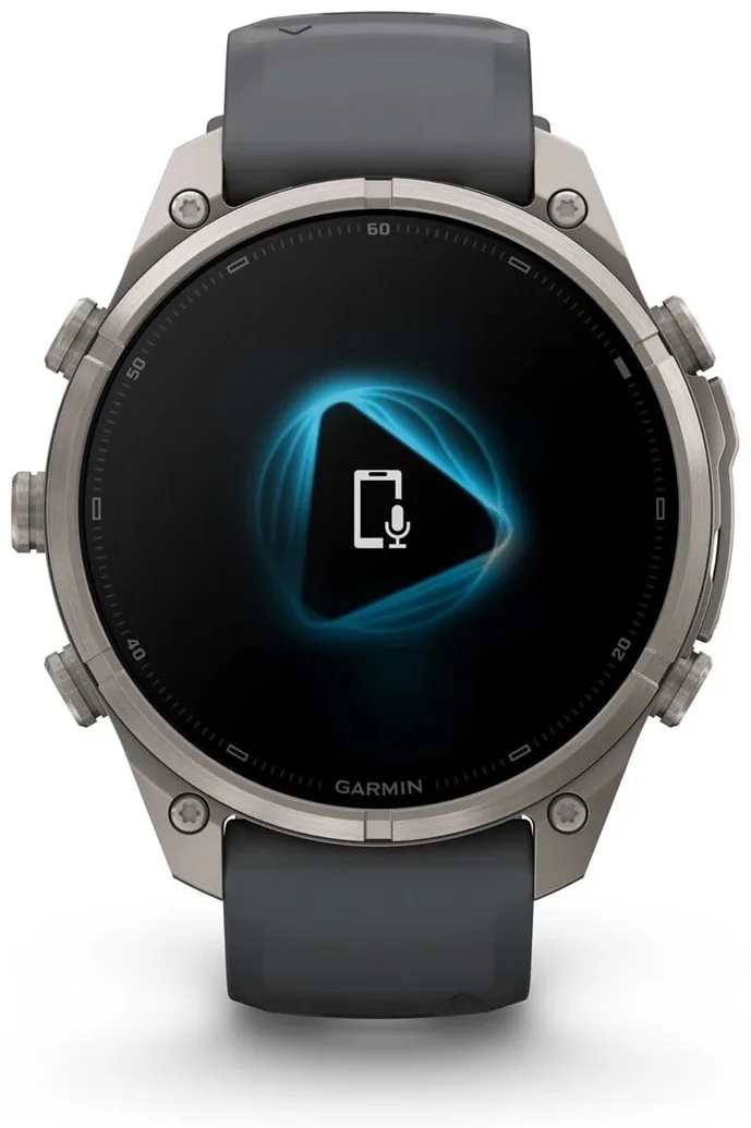 Смарт-часы Garmin Fenix 9 Pro 47 мм серебристый-серый (04336-21)