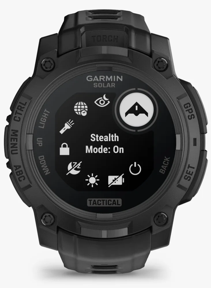 Смарт-часы Garmin Instinct 3 Solar Tactical 50 мм черный (02935-50)
