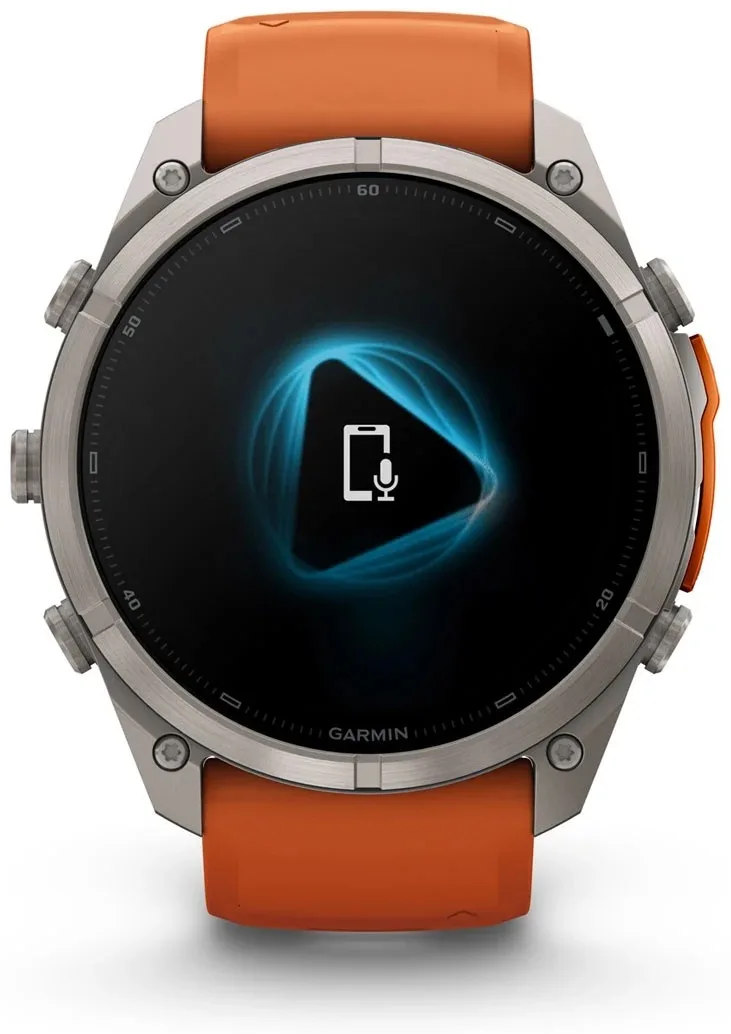 Смарт-часы Garmin Fenix 9 Pro 51 мм серебристый-оранжевый (04337-01)