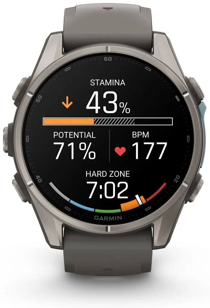 Смарт-часы Garmin Fenix 9 43 мм серый (04761-11)