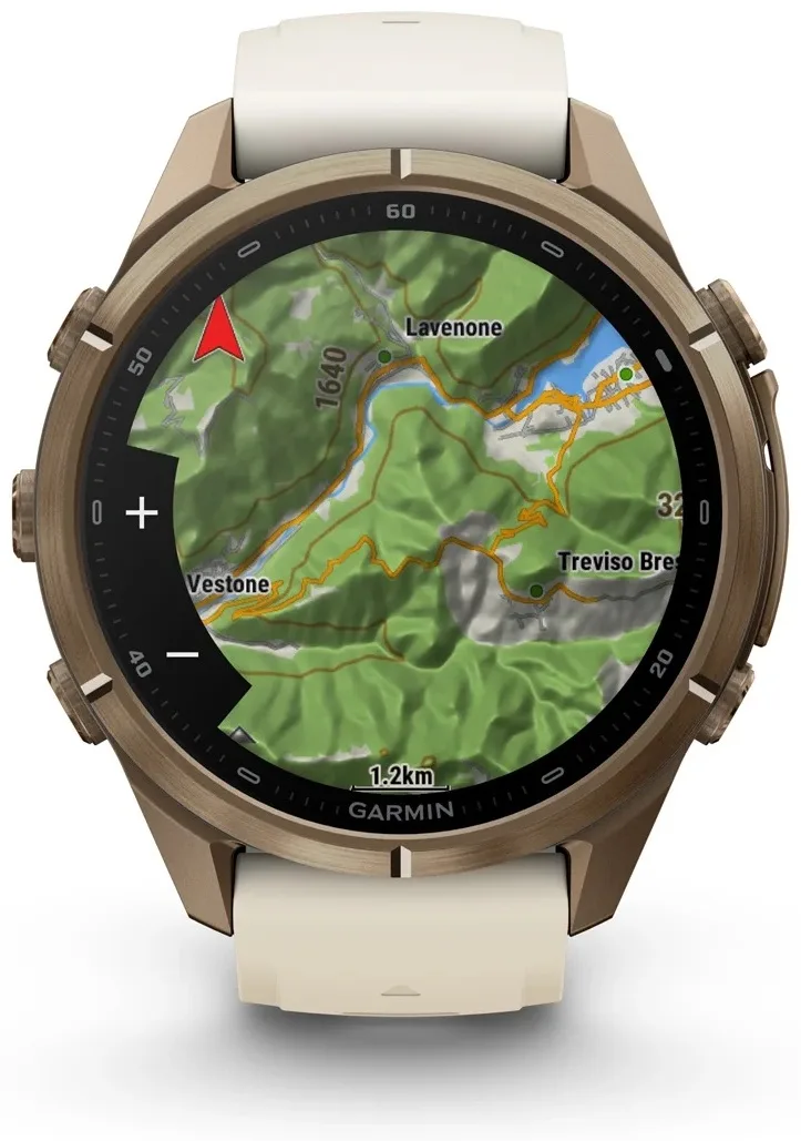 Смарт-часы Garmin Fenix 9 Pro 43 мм золотистый-белый (04335-26)