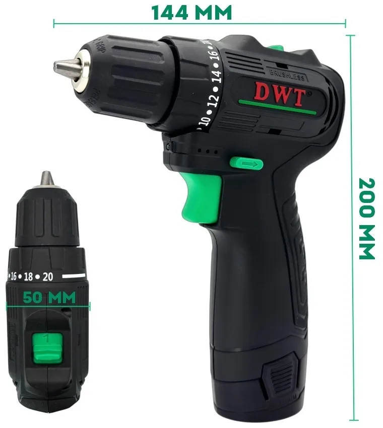Шуруповерт DWT ABSP-12 DN-2