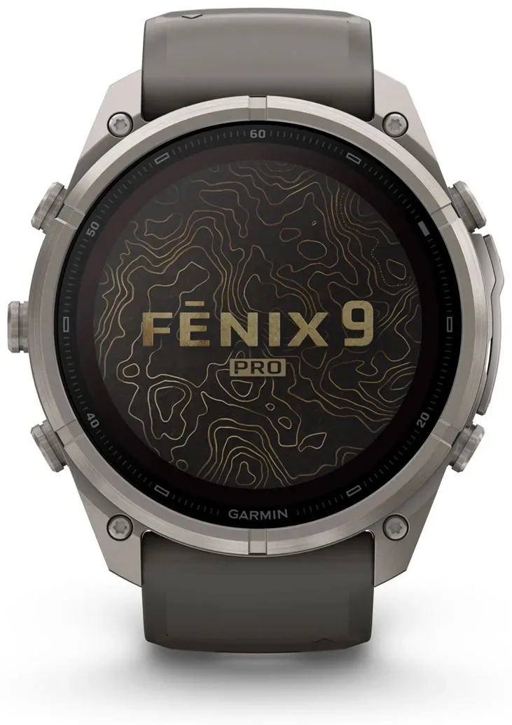 Смарт-часы Garmin Fenix 9 Pro 51 мм серебристый-серый (04339-01)