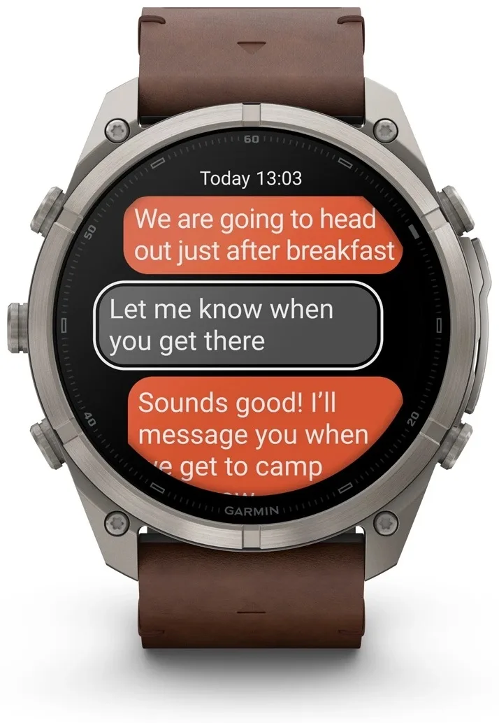 Смарт-часы Garmin Fenix 9 Pro 51 мм серебристый-коричневый (04337-41)