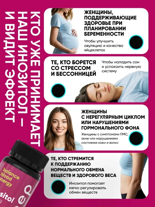 Витамин QEEP МИО-ИНОЗИТОЛ 820 МГ 60 ШТ (5654)