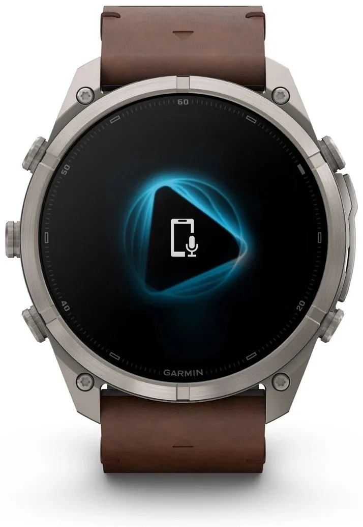 Смарт-часы Garmin Fenix 9 Pro 51 мм серебристый-коричневый (04337-41)